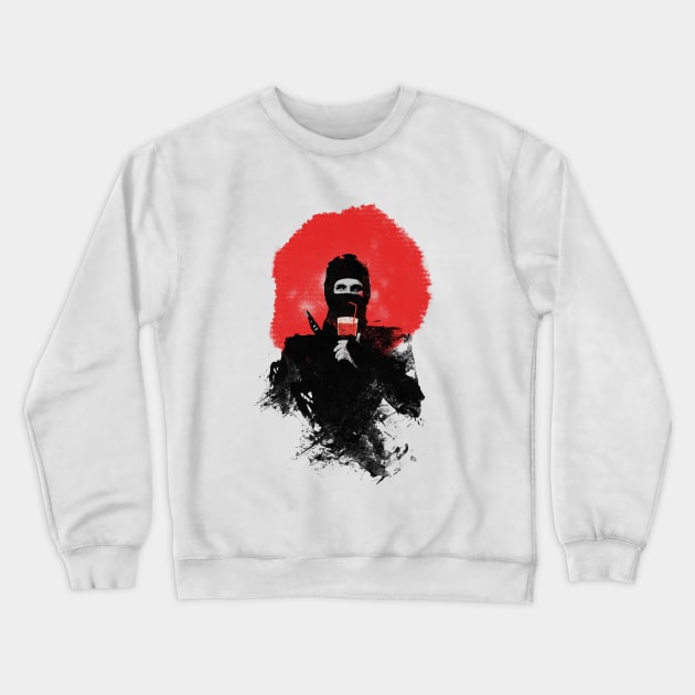 American ninja Crewneck Sweatshirt by astronaut